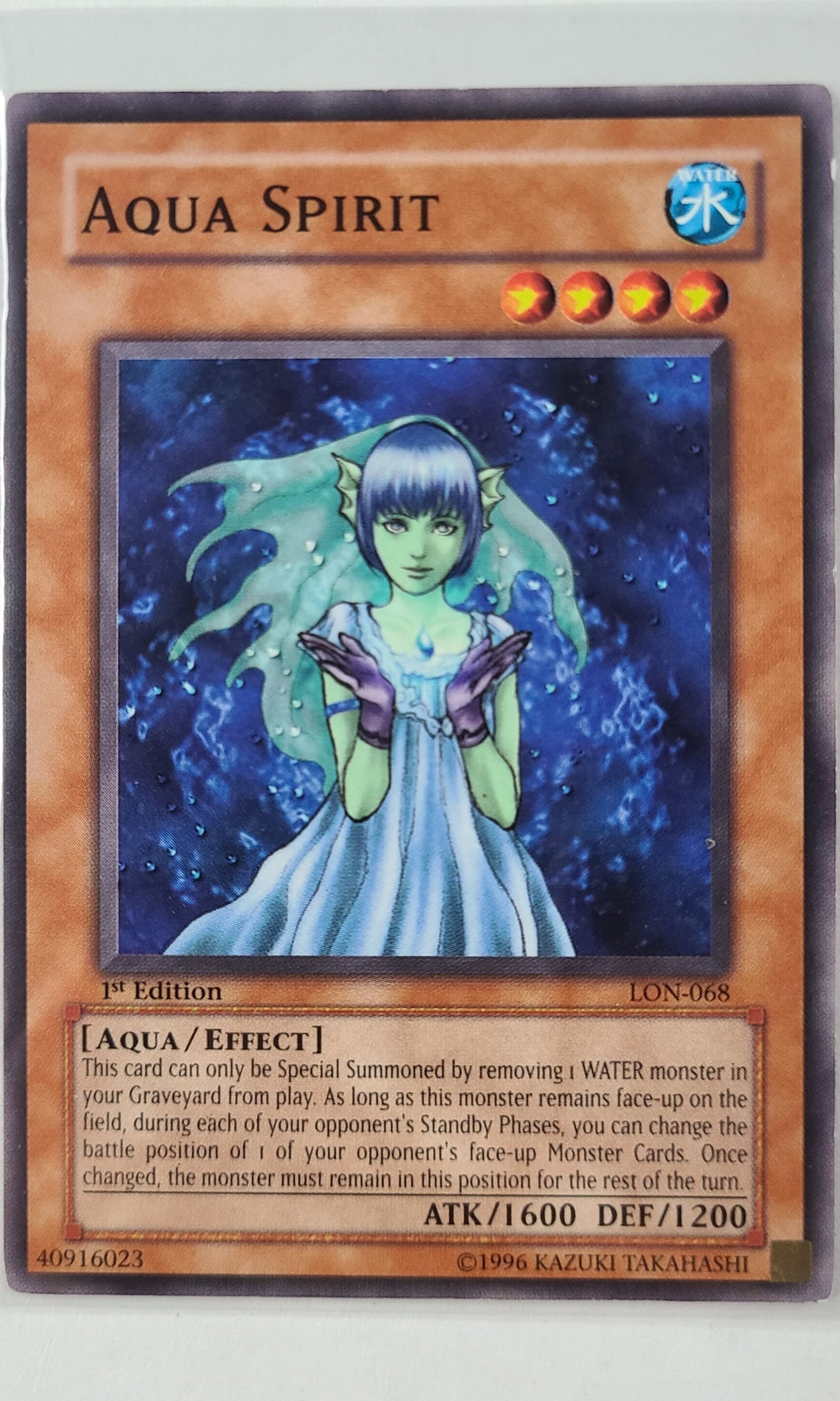 Yu-Gi-Oh! - #068 Aqua Spirit (1st Edition)