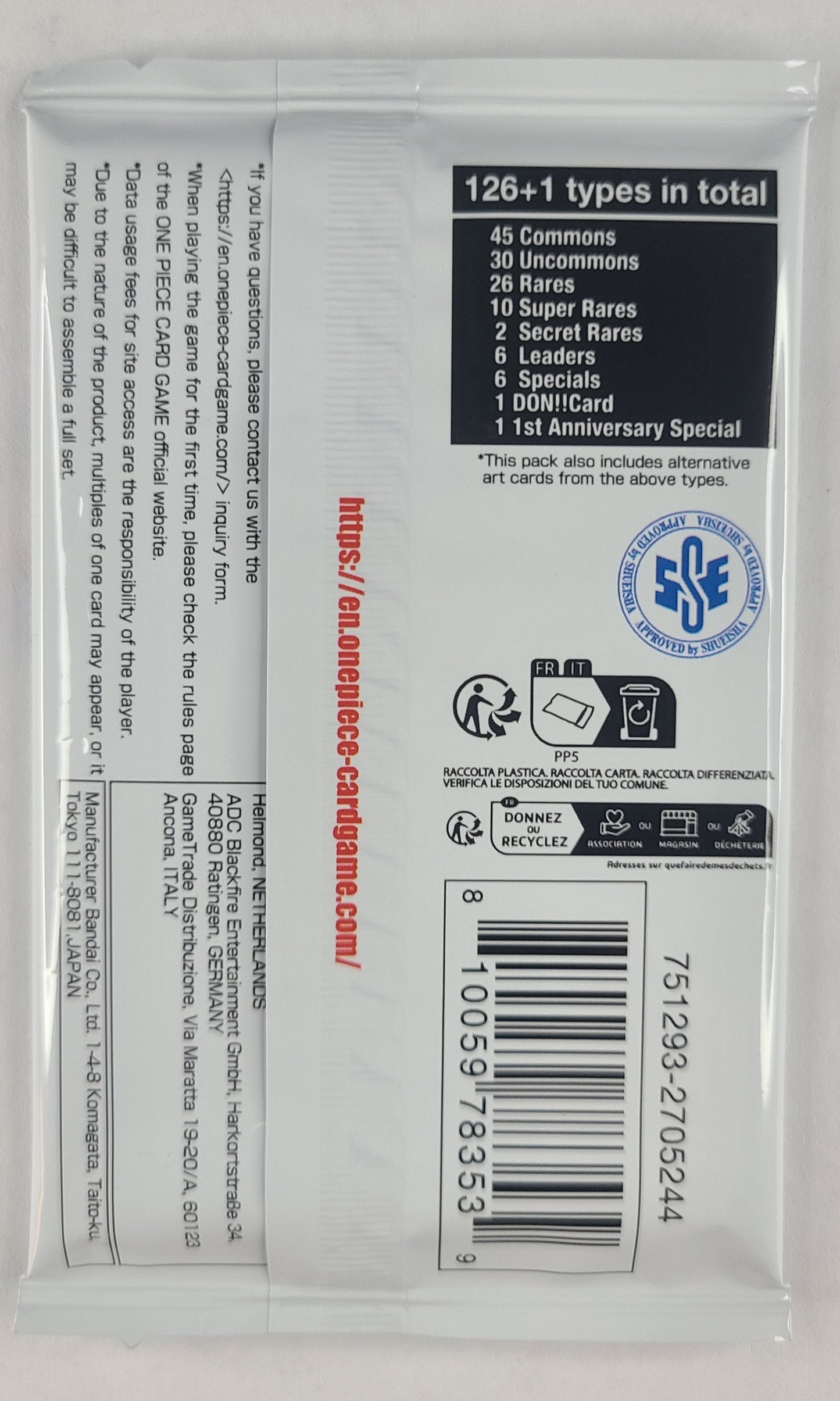 One Piece - #05 Awakening Of The New Era Booster Pack