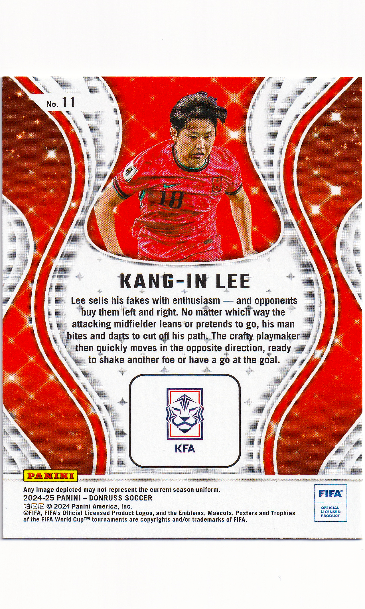 24 Panini Donruss Soccer - #11 Kang-in Lee (Magicians)