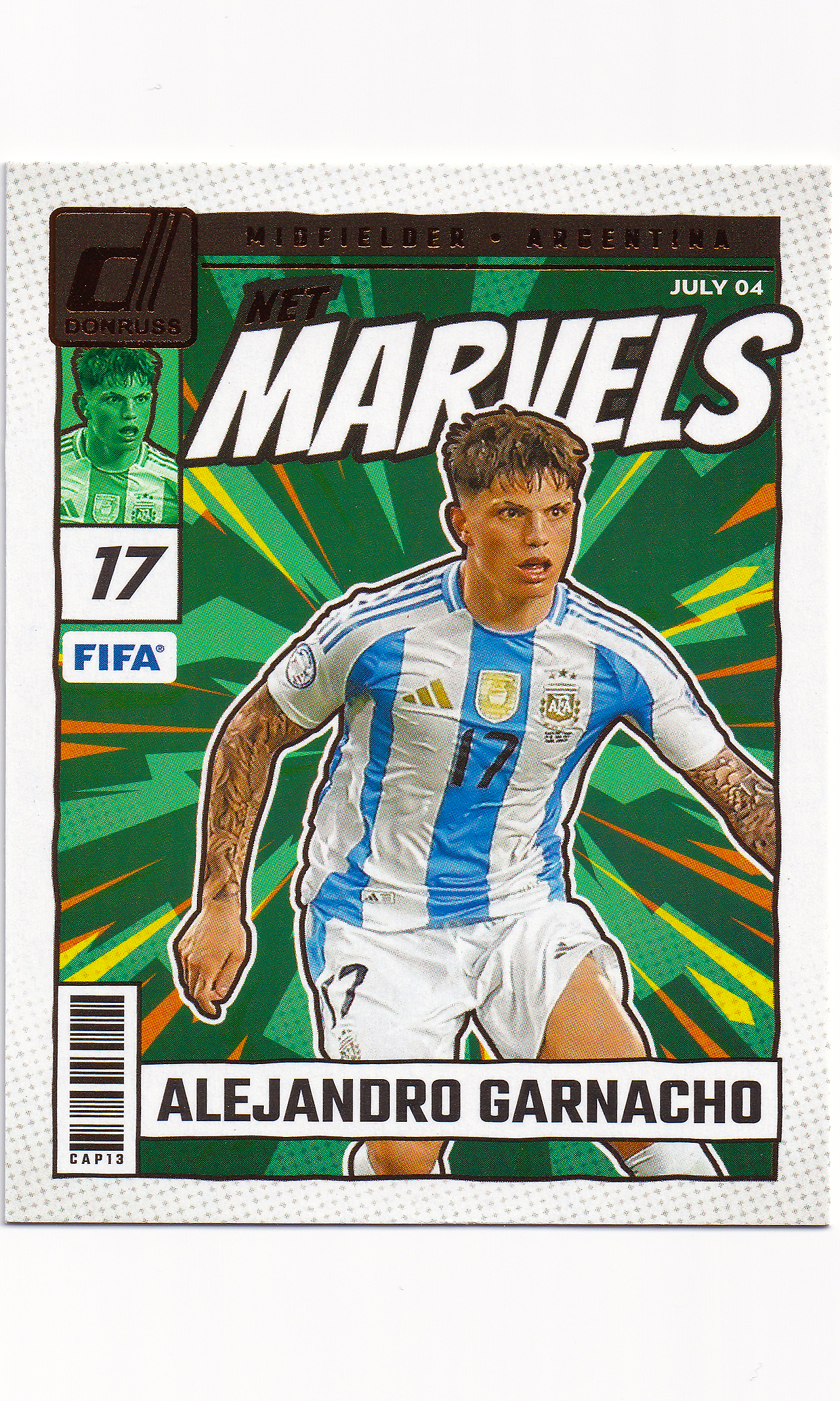 24 Panini Donruss Soccer - #14 Alejandro Garnacho (Net Marvels)