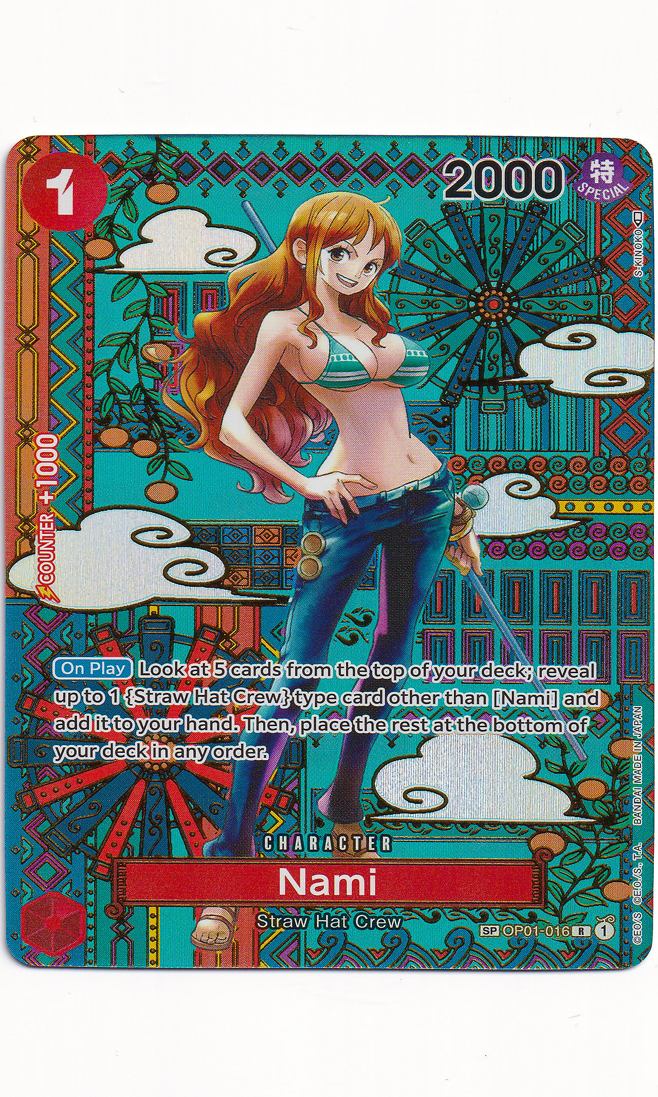 One Piece - #01-016 Nami (SP) SportyNerdCollectibles One Piece - #01-016 Nami (SP) SportyNerdCollectibles