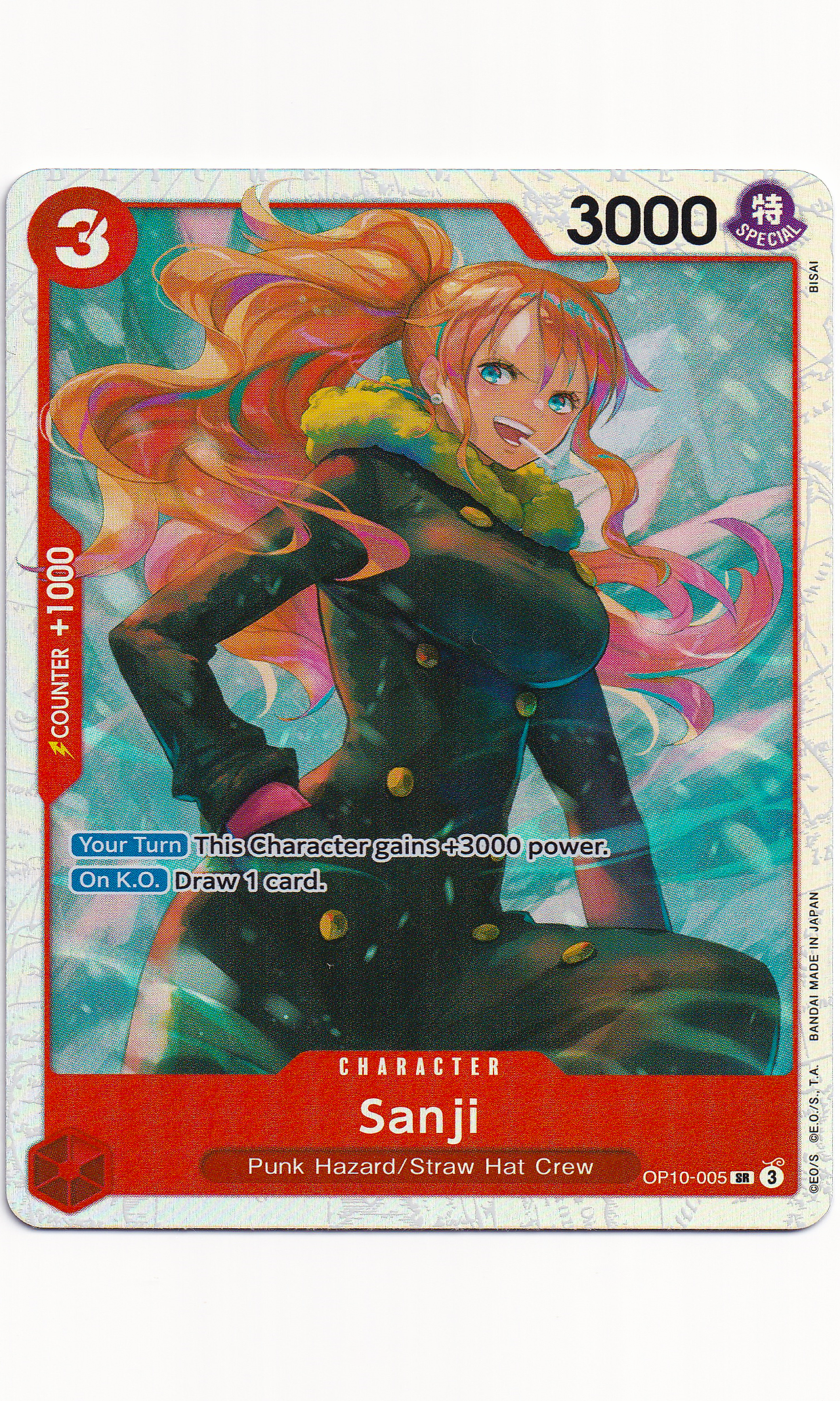 One Piece - #10-005 Sanji (Super Rare)