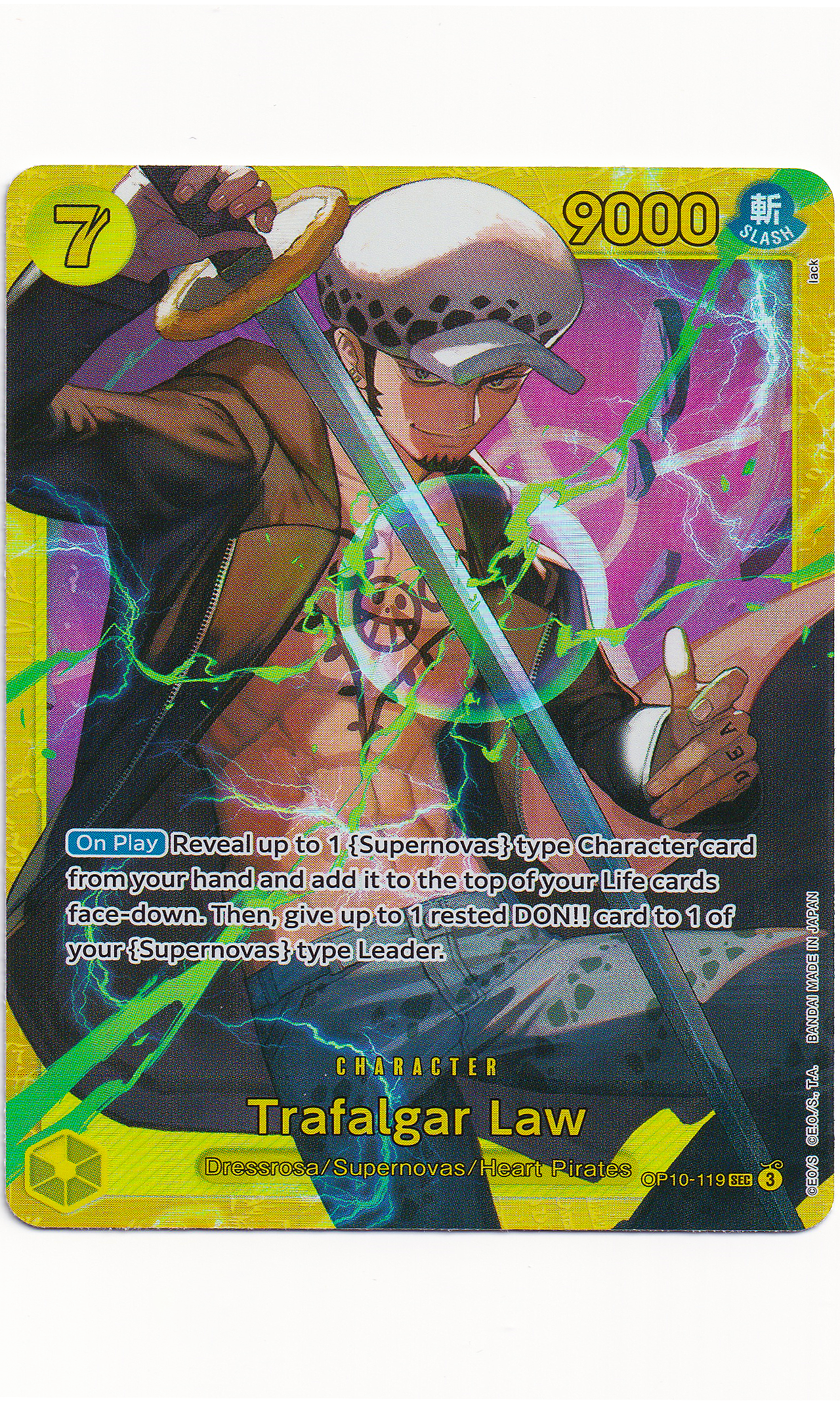 One Piece - #10-119 Trafalgar Law (Secret Rare)