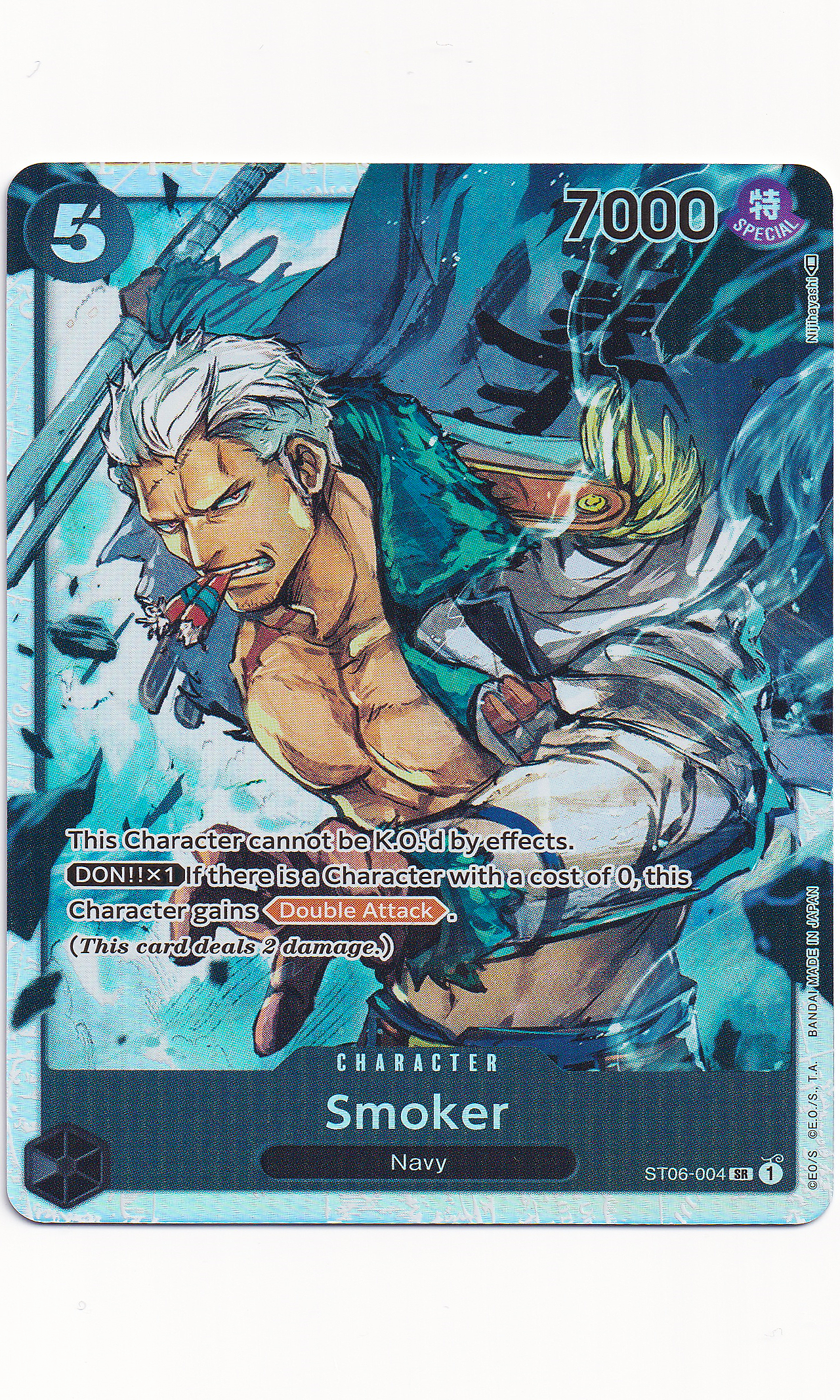One Piece - #ST06-004 Smoker (Super Rare)