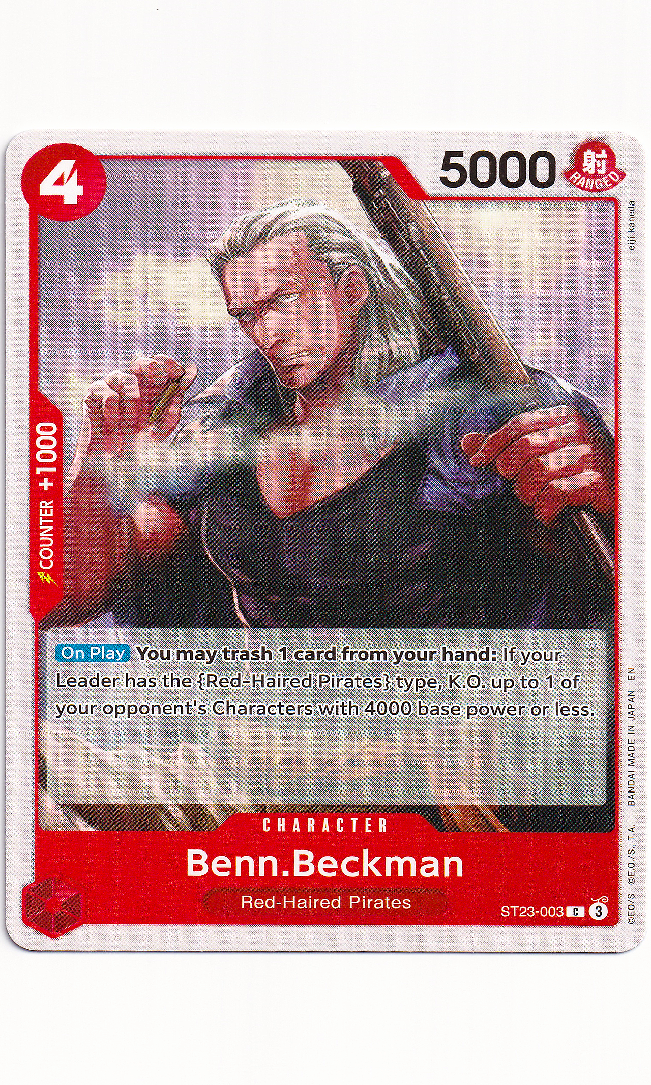 One Piece - #ST23-003 Benn.Beckman
