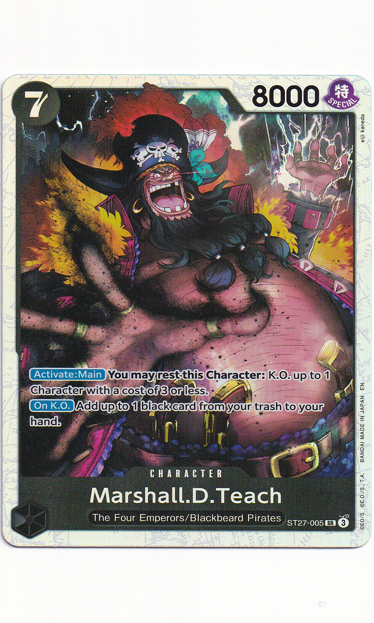 One Piece - #ST27-005 Marshall.D.Teach (Super Rare)