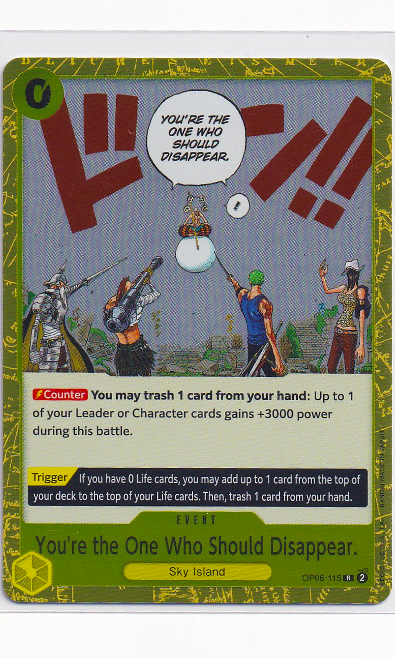 One Piece - #06-115 You're The One Who Should Disappear (Event)