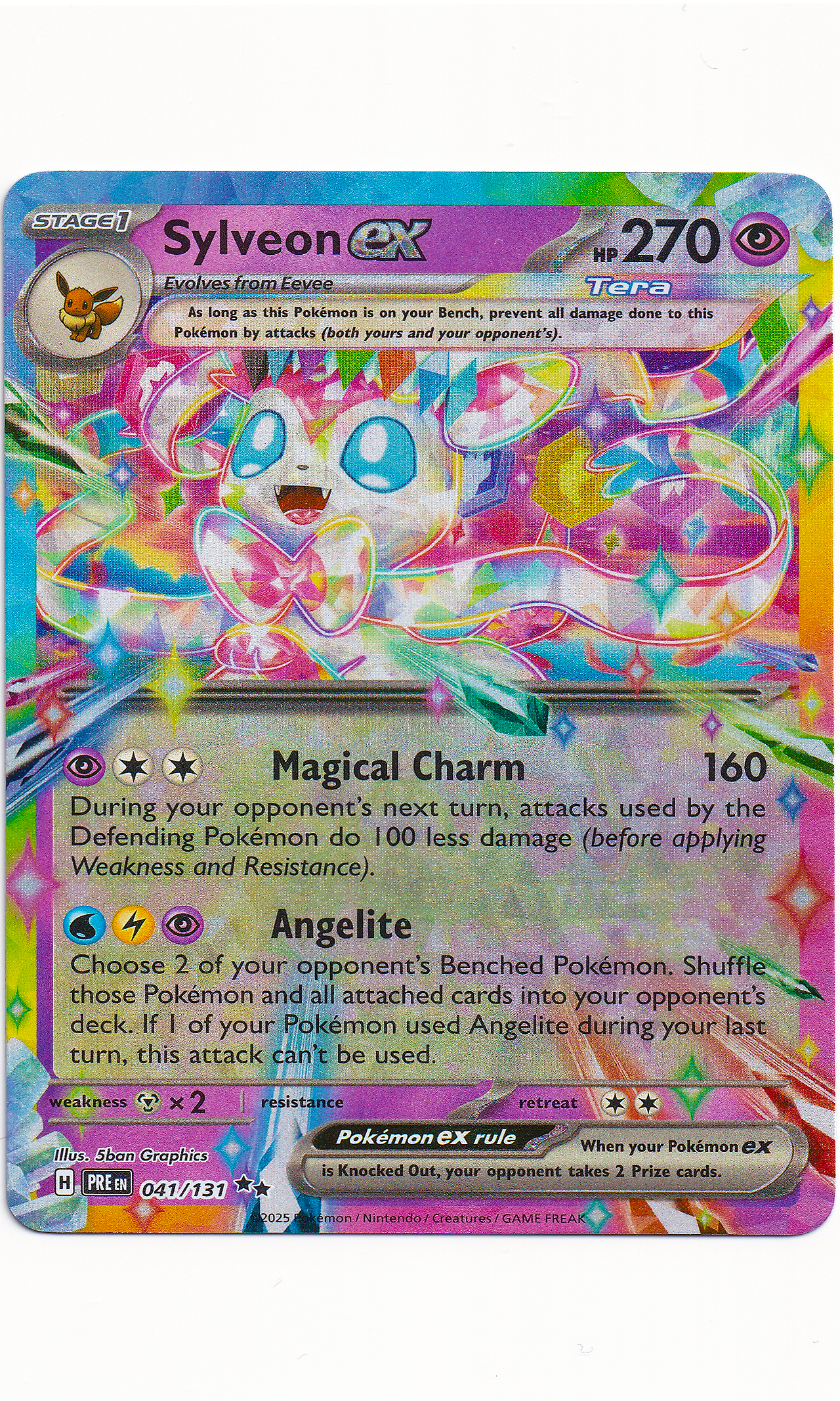 Pokemon - #041 Sylveon EX (Double Rare - Prismatic Evolutions)
