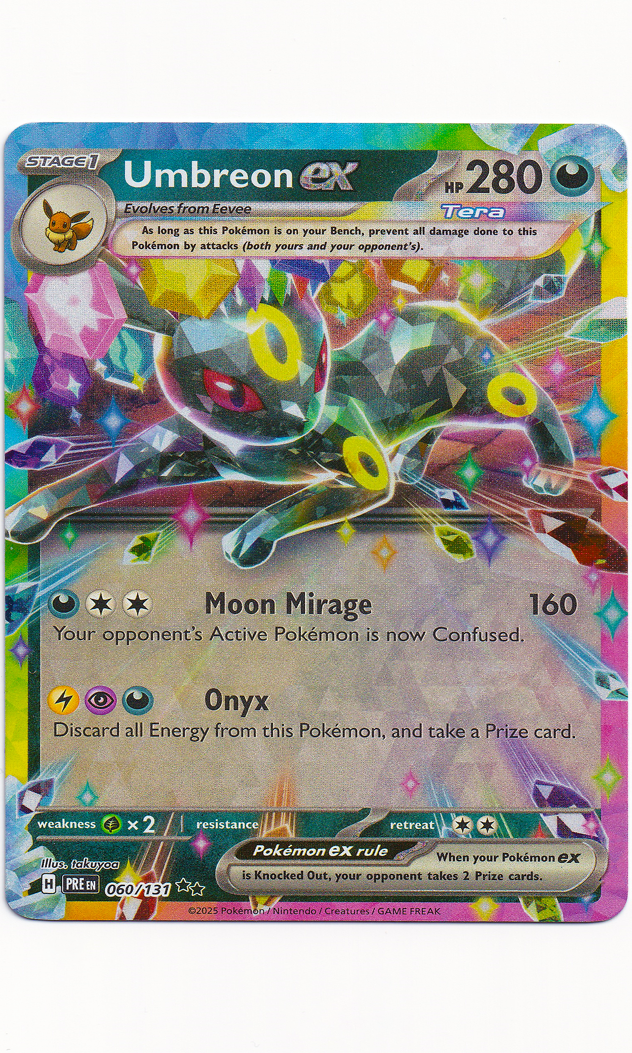 Pokemon - #060 Umbreon EX (Double Rare - Prismatic Evolutions)