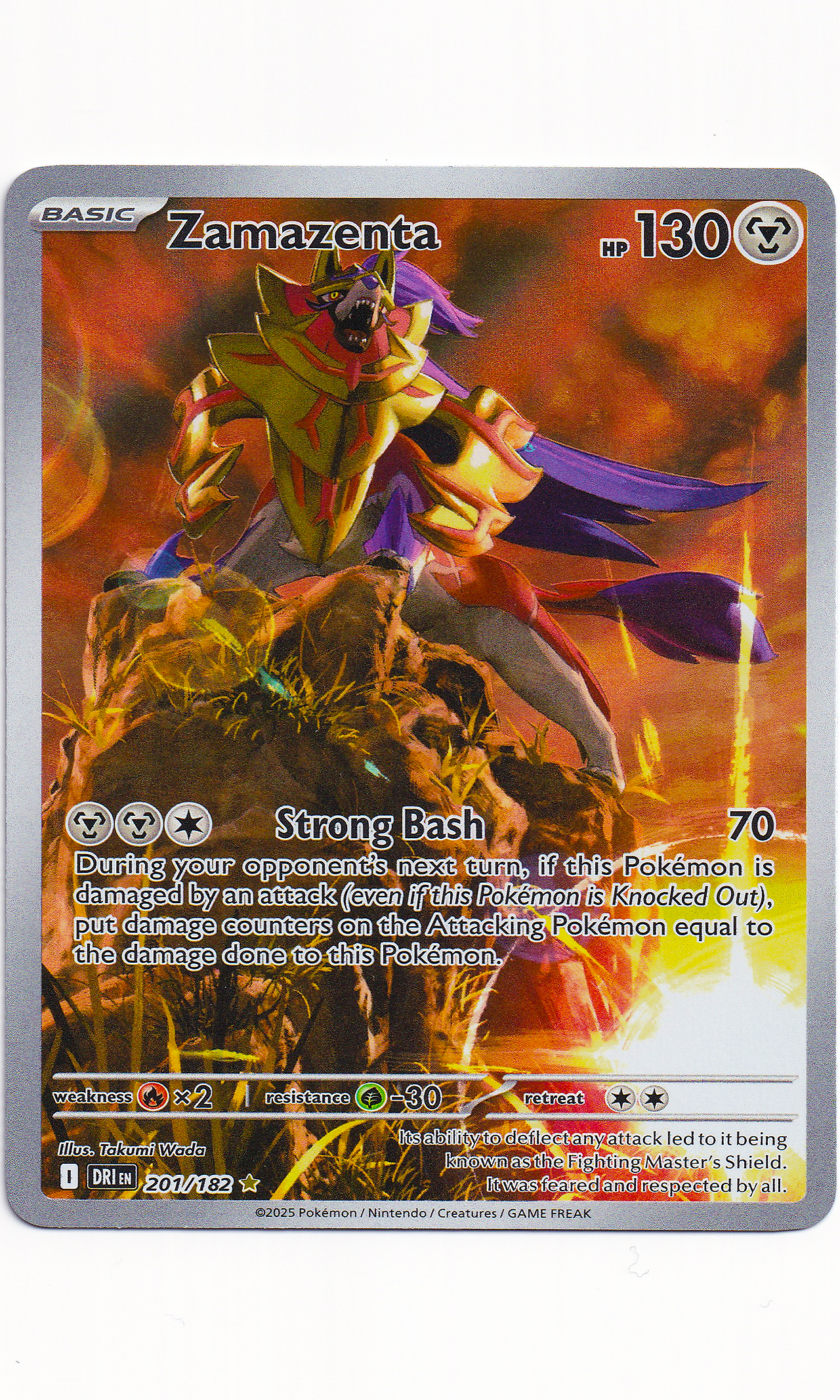 zamazenta pokemon card Pokemon - #201 Zamazenta (Illustration Rare