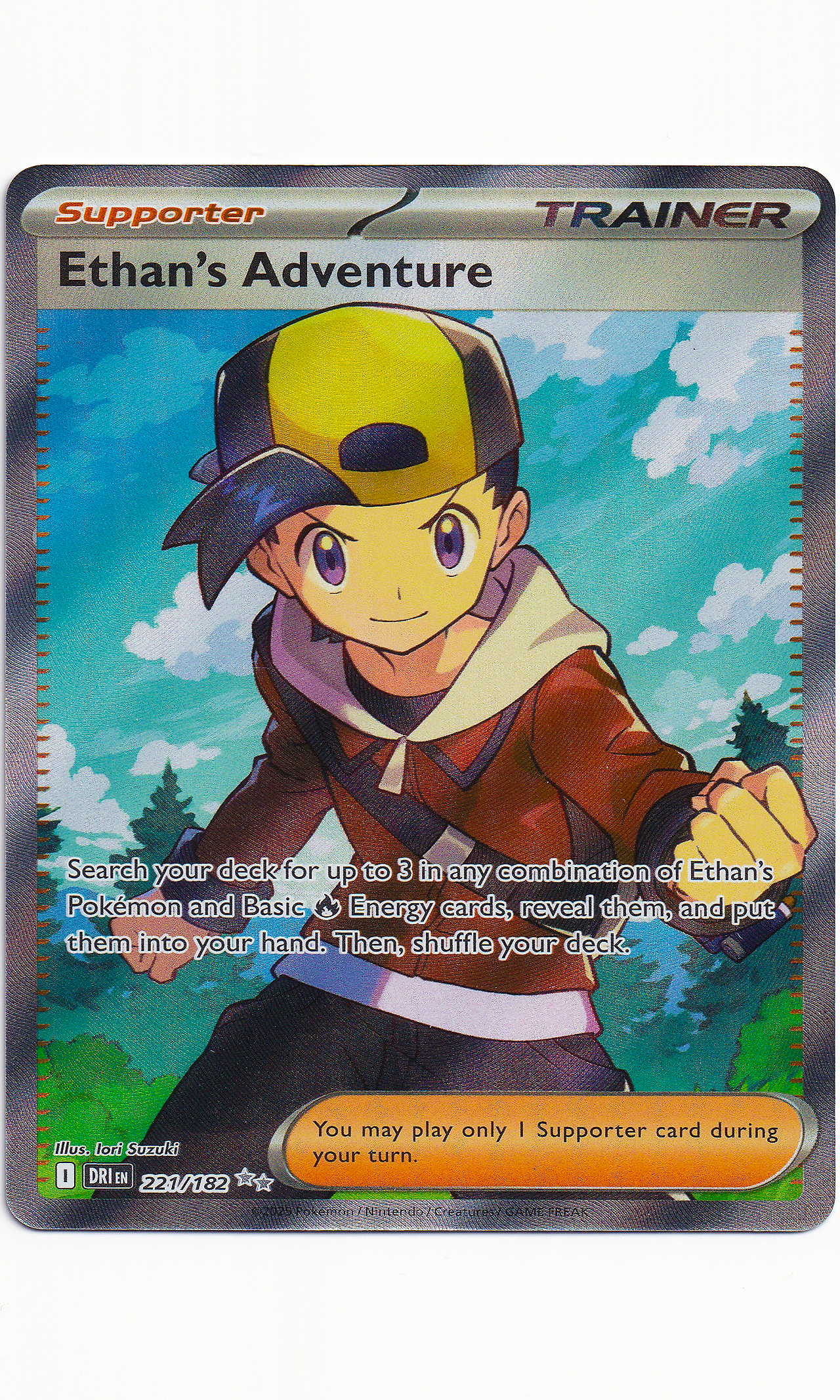 Pokemon - #221 Ethan's Adventure (Ultra Rare - Destined Rivals) SportyNerdCollectibles Pokemon - #221 Ethan's Adventure (Ultra Rare - Destined Rivals) SportyNerdCollectibles