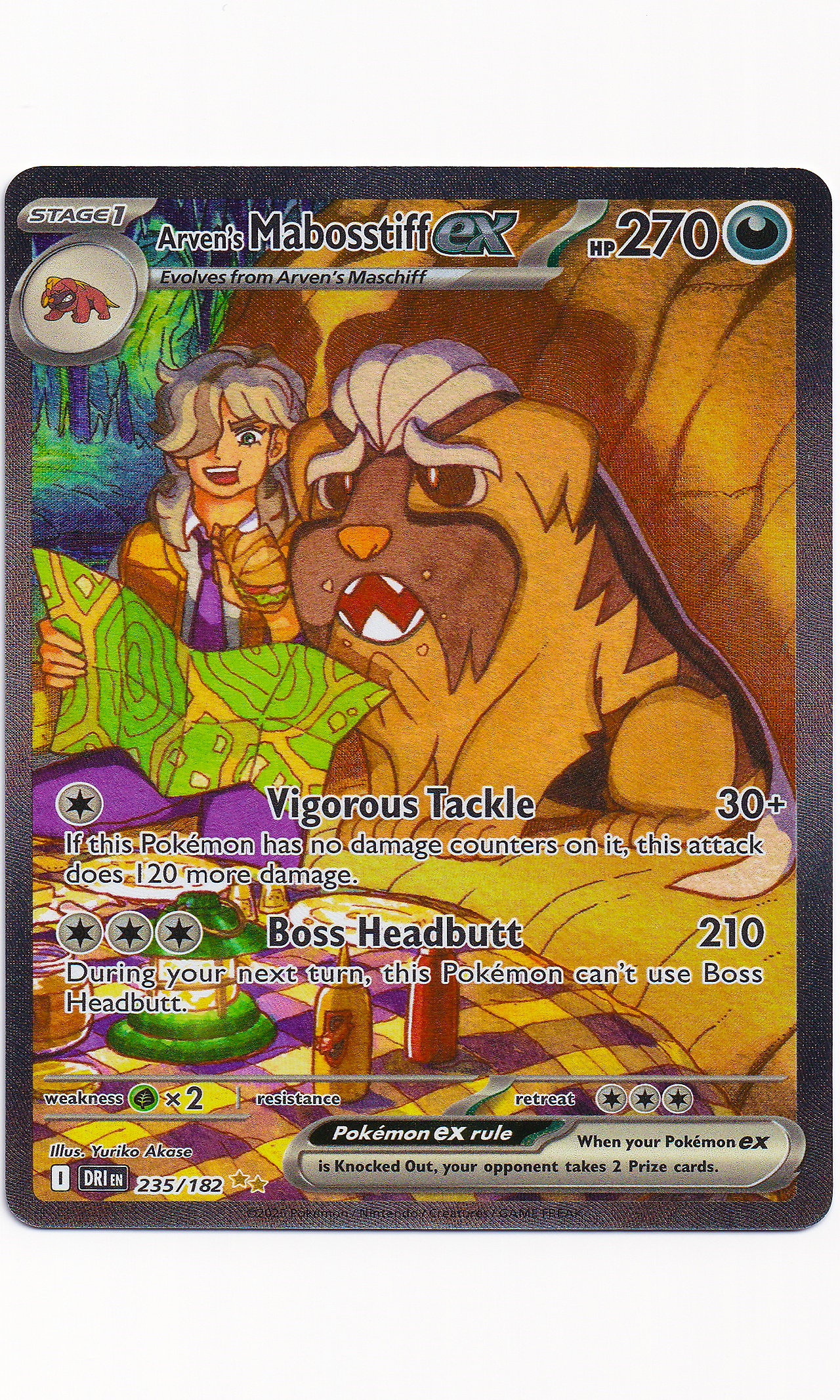 Pokemon - #235 Arven's Mabosstiff EX (Special Illustration Rare - Destined Rivals)