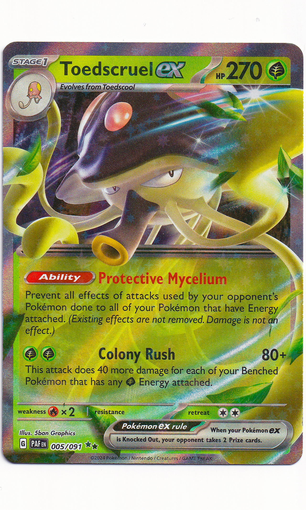 Pokemon - #005 Toedscruel EX