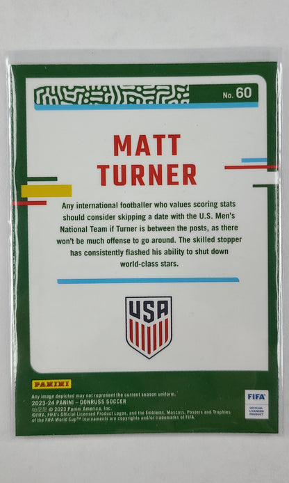 23 Panini Donruss Soccer (Optic) - #60 Matt Turner