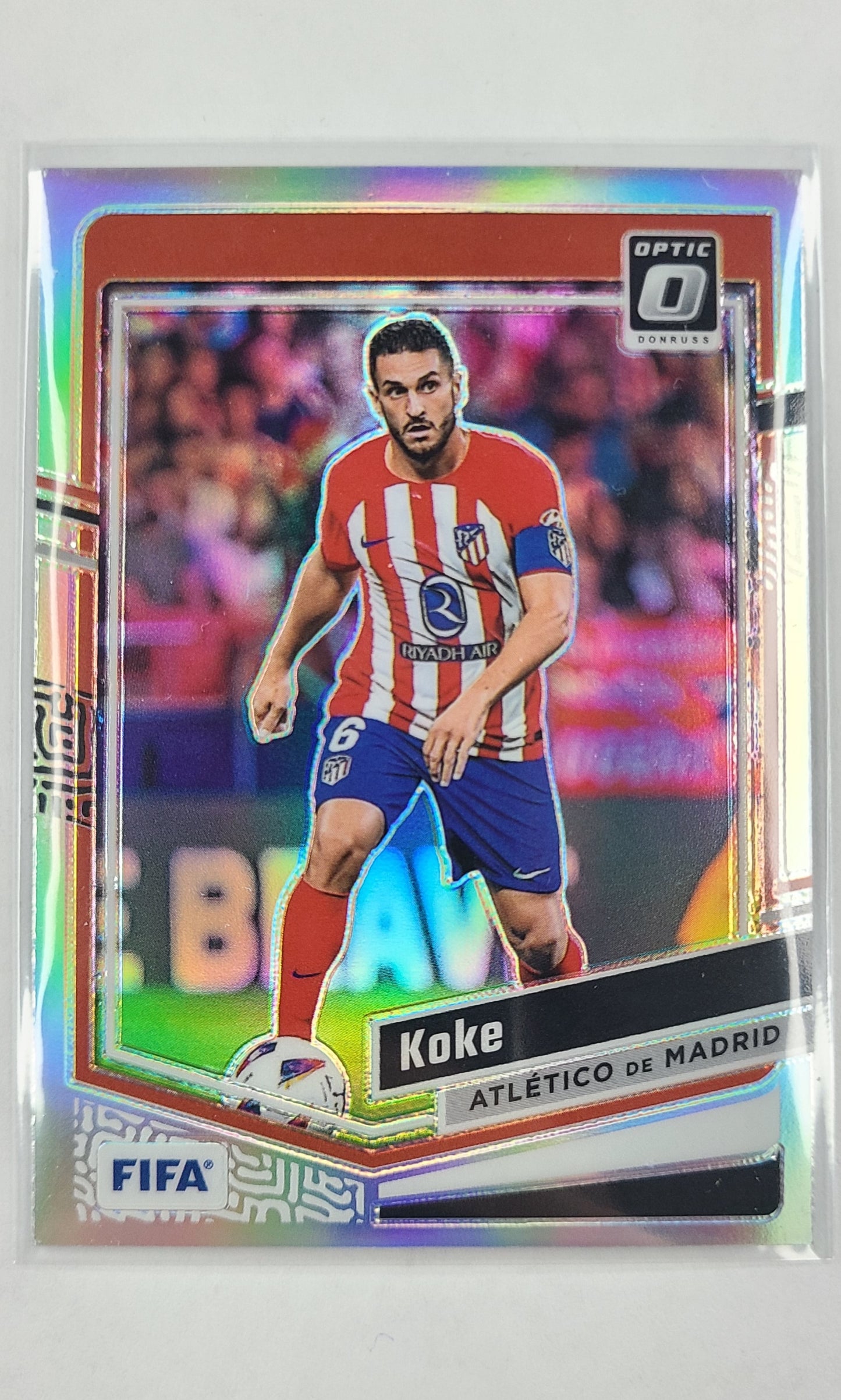 23 Panini Donruss Soccer (Optic) - #108 Koke (Holo)