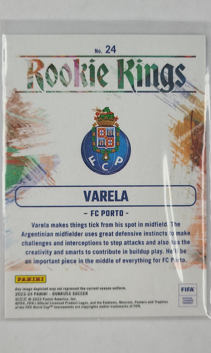 23 Panini Donruss Soccer (Rookie Kings) - #24 Varela