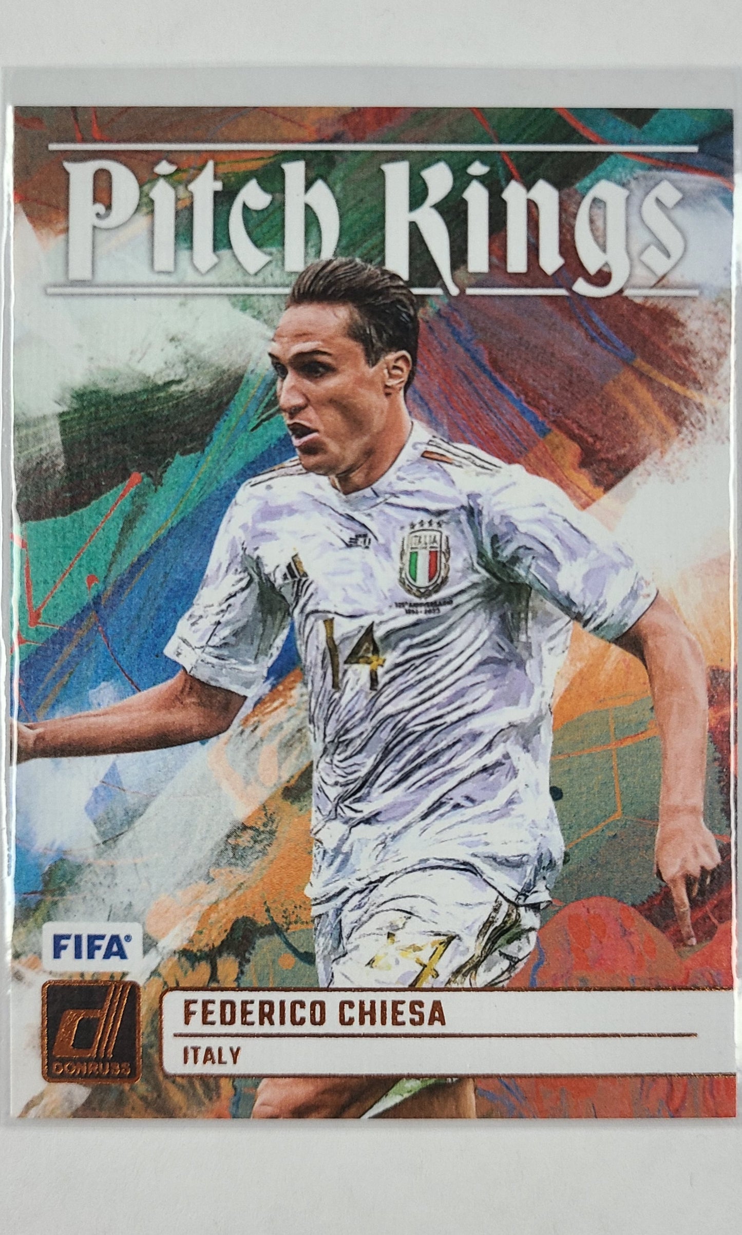 23 Panini Donruss Soccer (Pitch Kings) - #22 Federico Chiesa