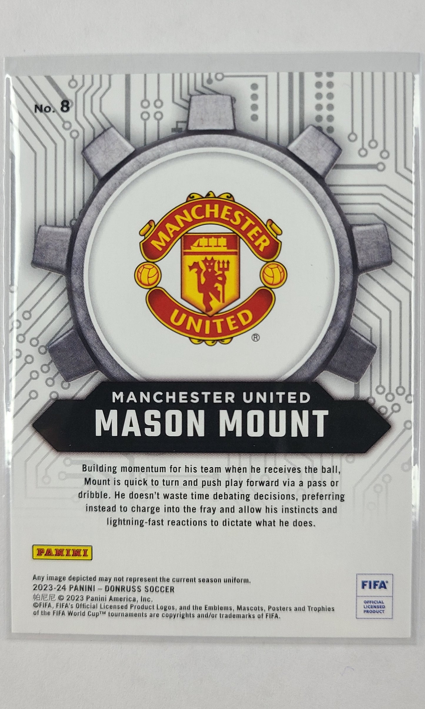 23 Panini Donruss Soccer (Craftsman) - #8 Mason Mount