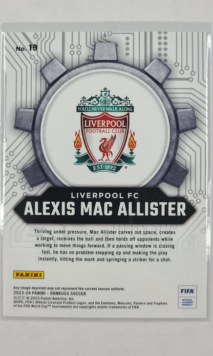 23 Panini Donruss Soccer (Craftsman) - #19 Alexis Mac Allister