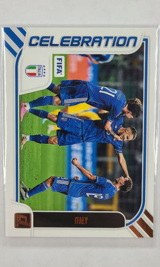 23 Panini Donruss Soccer (Celebration) - #24 Davide Frattesi