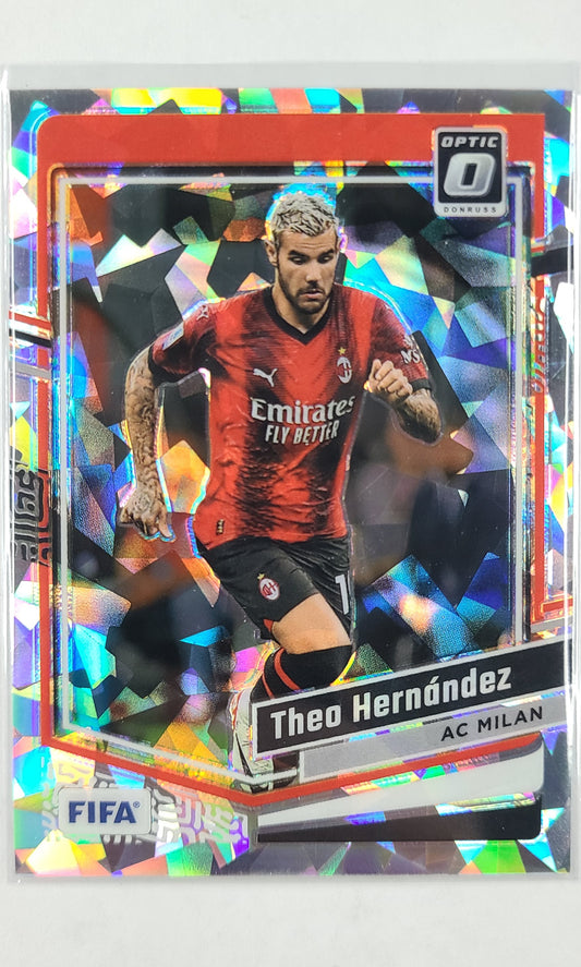 23 Panini Donruss Soccer (Optic) - #132 Theo Hernandez (Ice)