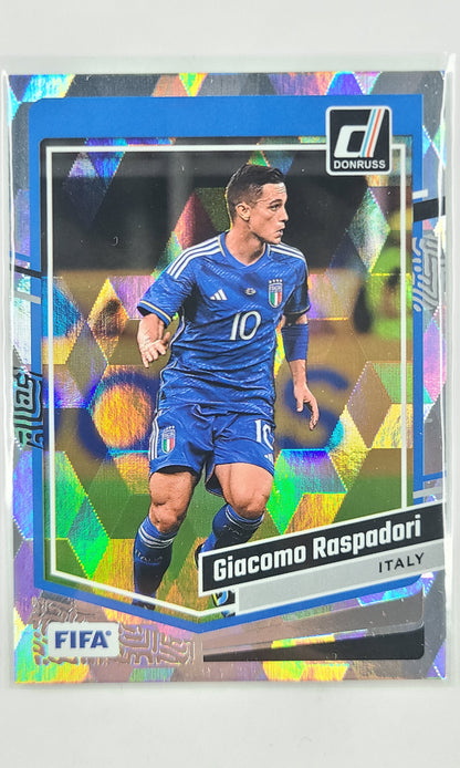 23 Panini Donruss Soccer - #35 Giacomo Raspadori (Cubic)