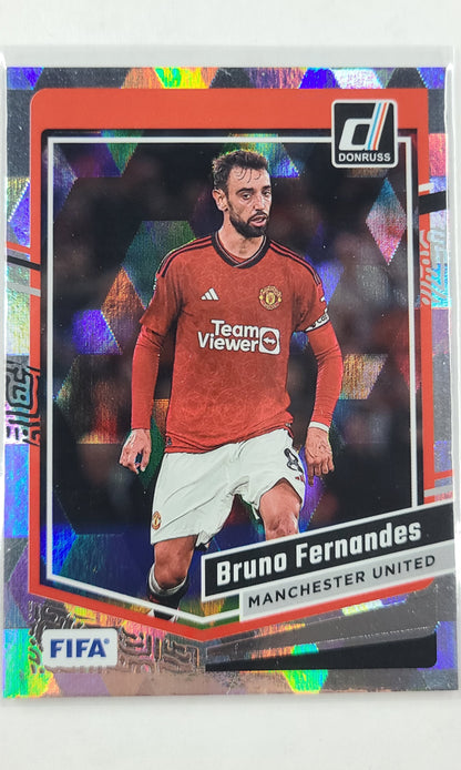 23 Panini Donruss Soccer - #95 Bruno Fernandes (Cubic)