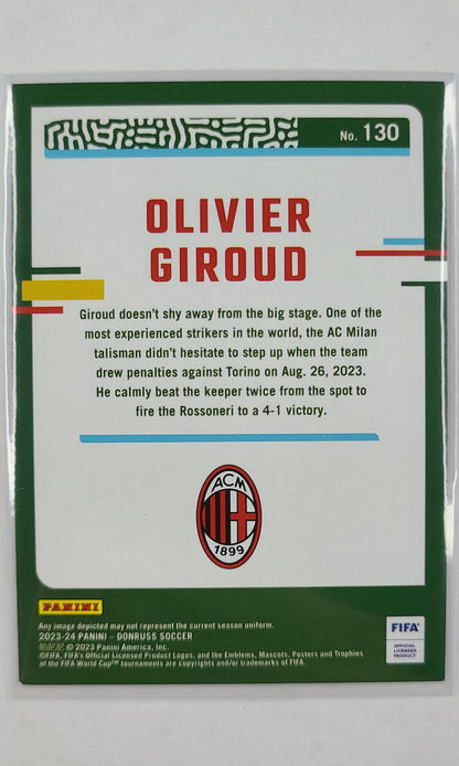 23 Panini Donruss Soccer - #130 Olivier Giroud (Cubic)