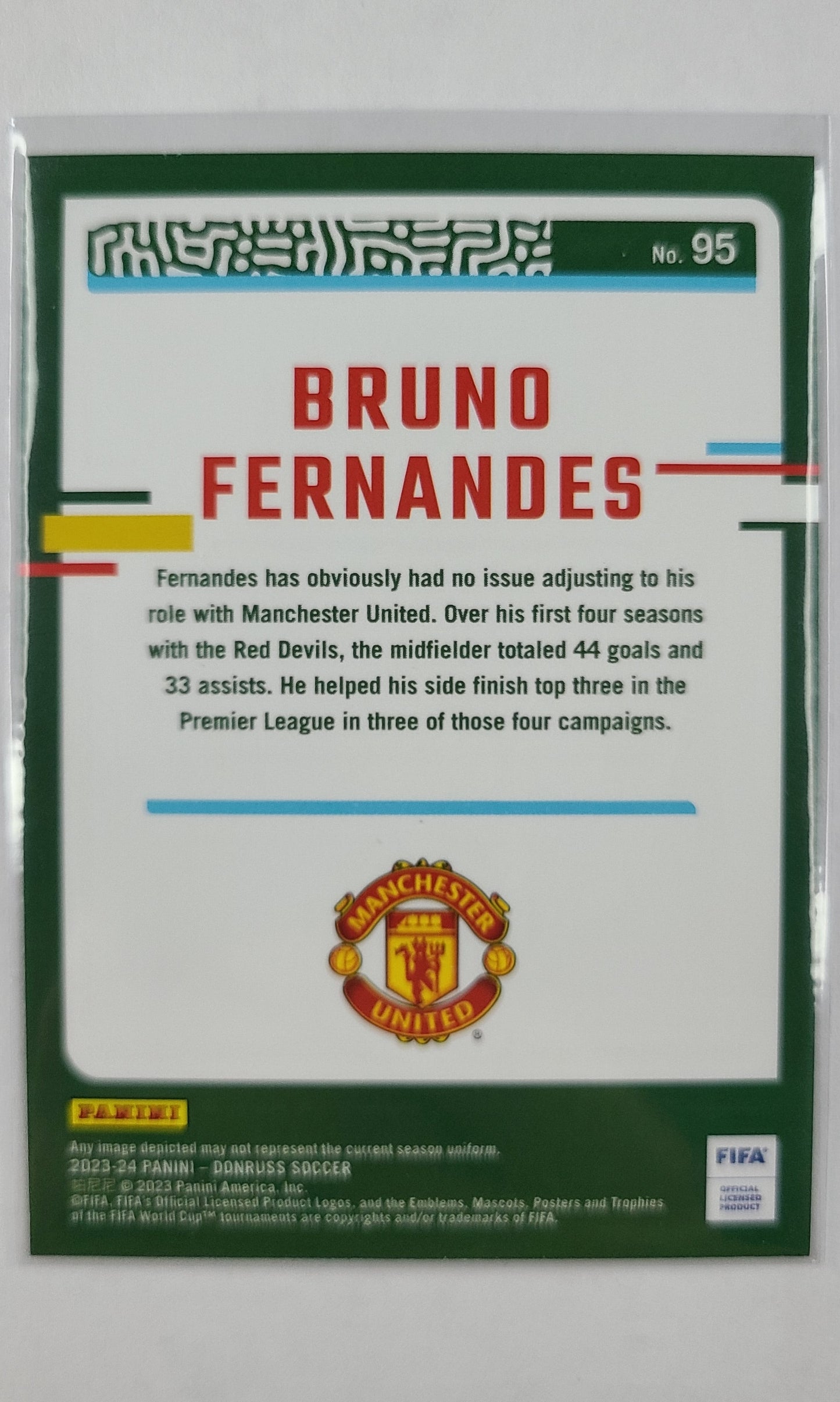 23 Panini Donruss Soccer - #95 Bruno Fernandes