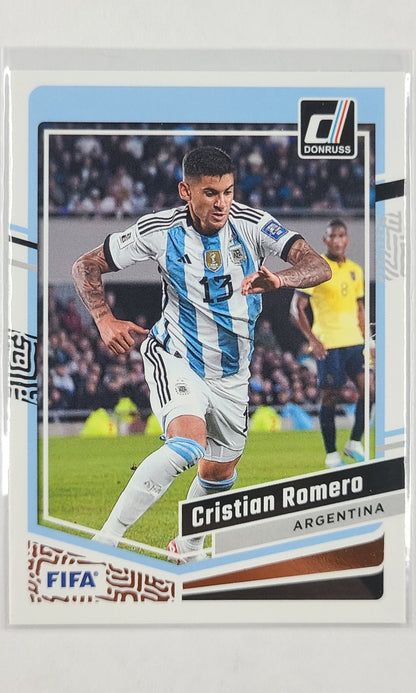 23 Panini Donruss Soccer - #3 Cristian Romero