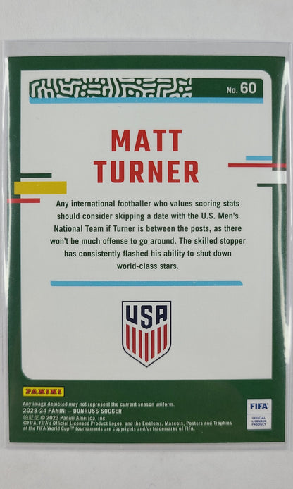 23 Panini Donruss Soccer - #60 Matt Turner