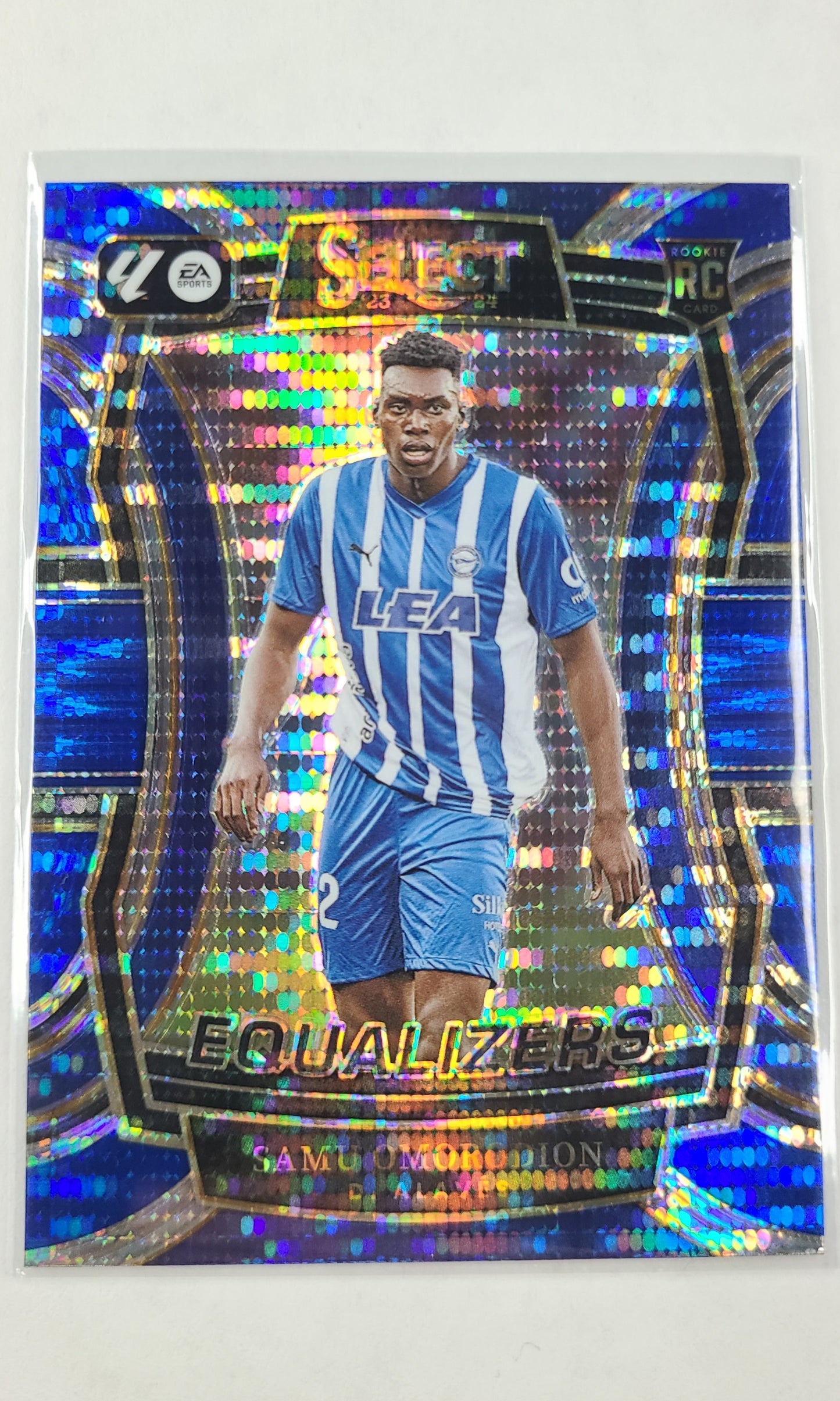 23 Panini Select Soccer - #7 Samu Omorodion (Blue Equalizers)