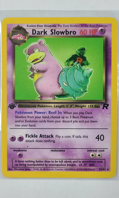 Pokemon - #29 Dark Slowbro (1st Edition)