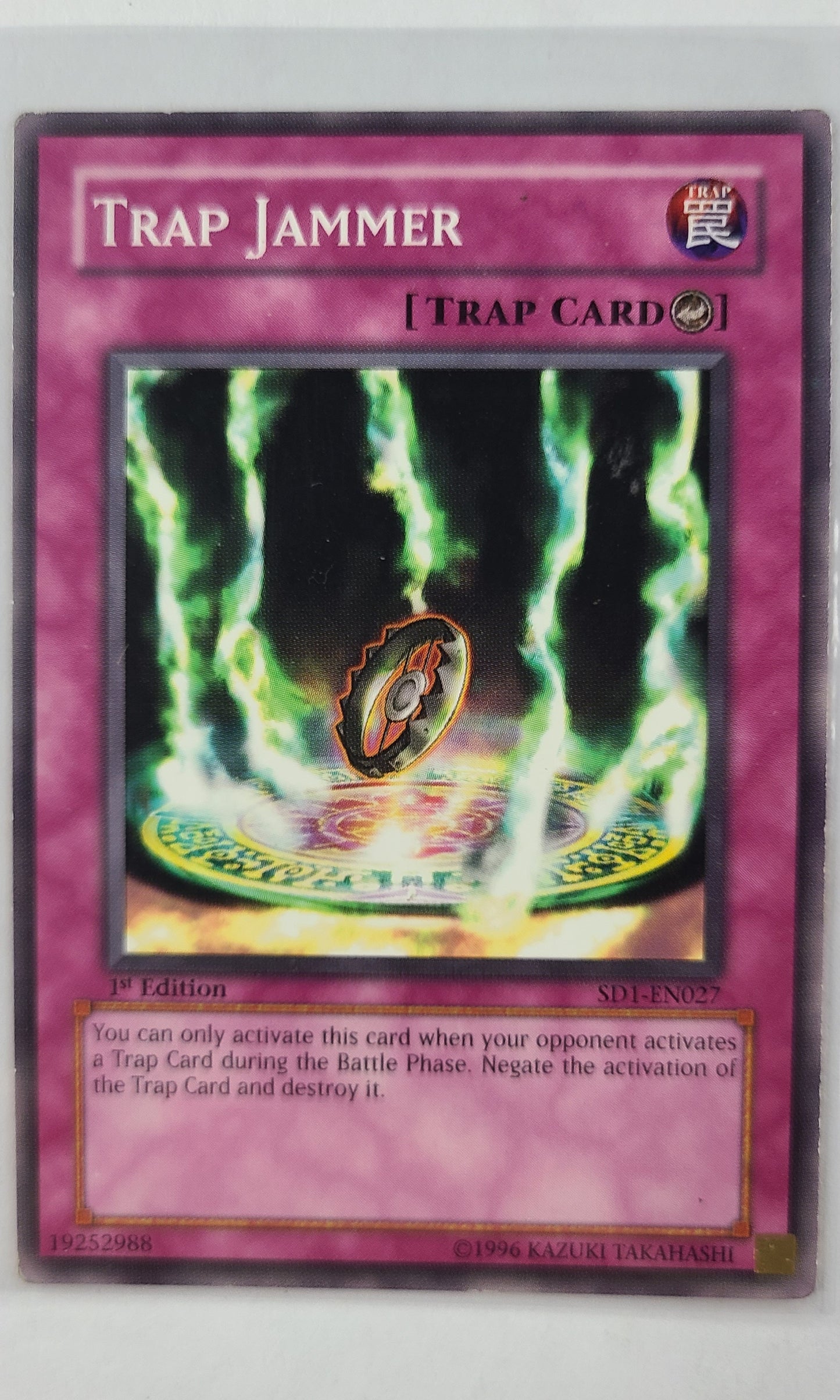 Yu-Gi-Oh! - #EN027 Trap Jammer (1st Edition)