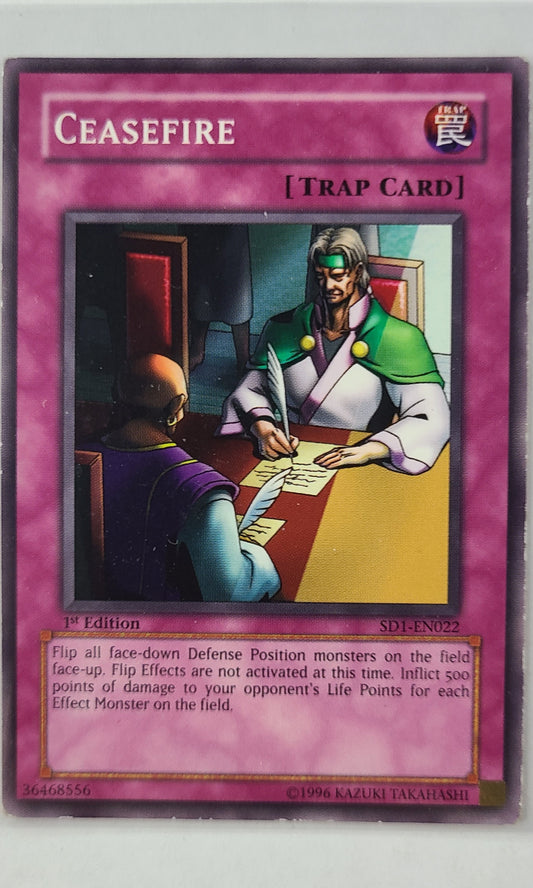 Yu-Gi-Oh! - #EN022 Ceasefire (1st Edition)