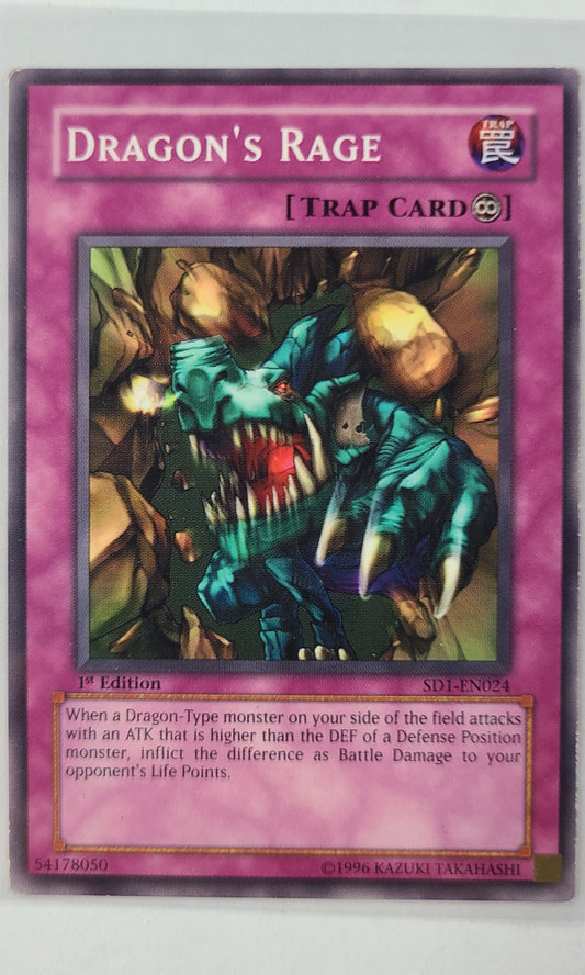 Yu-Gi-Oh! - #EN024 Dragon's Rage (1st Edition)