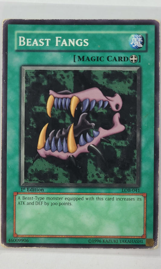 Yu-Gi-Oh! - #041 Beast Fangs (1st Edition)