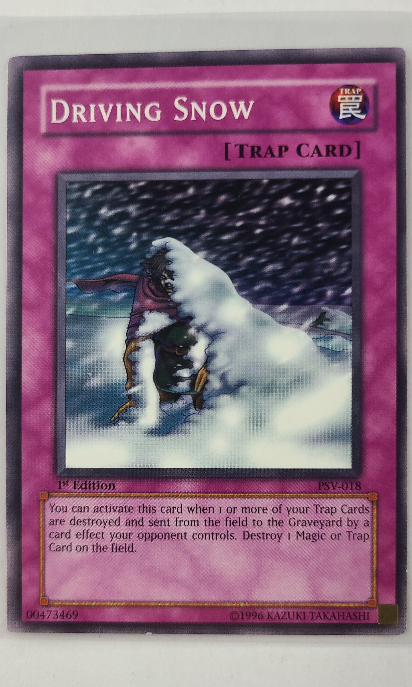 Yu-Gi-Oh! - #018 Driving Snow (1st Edition)