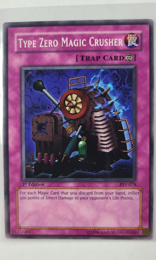 Yu-Gi-Oh! - #074 Type Zero Magic Crusher (1st Edition)