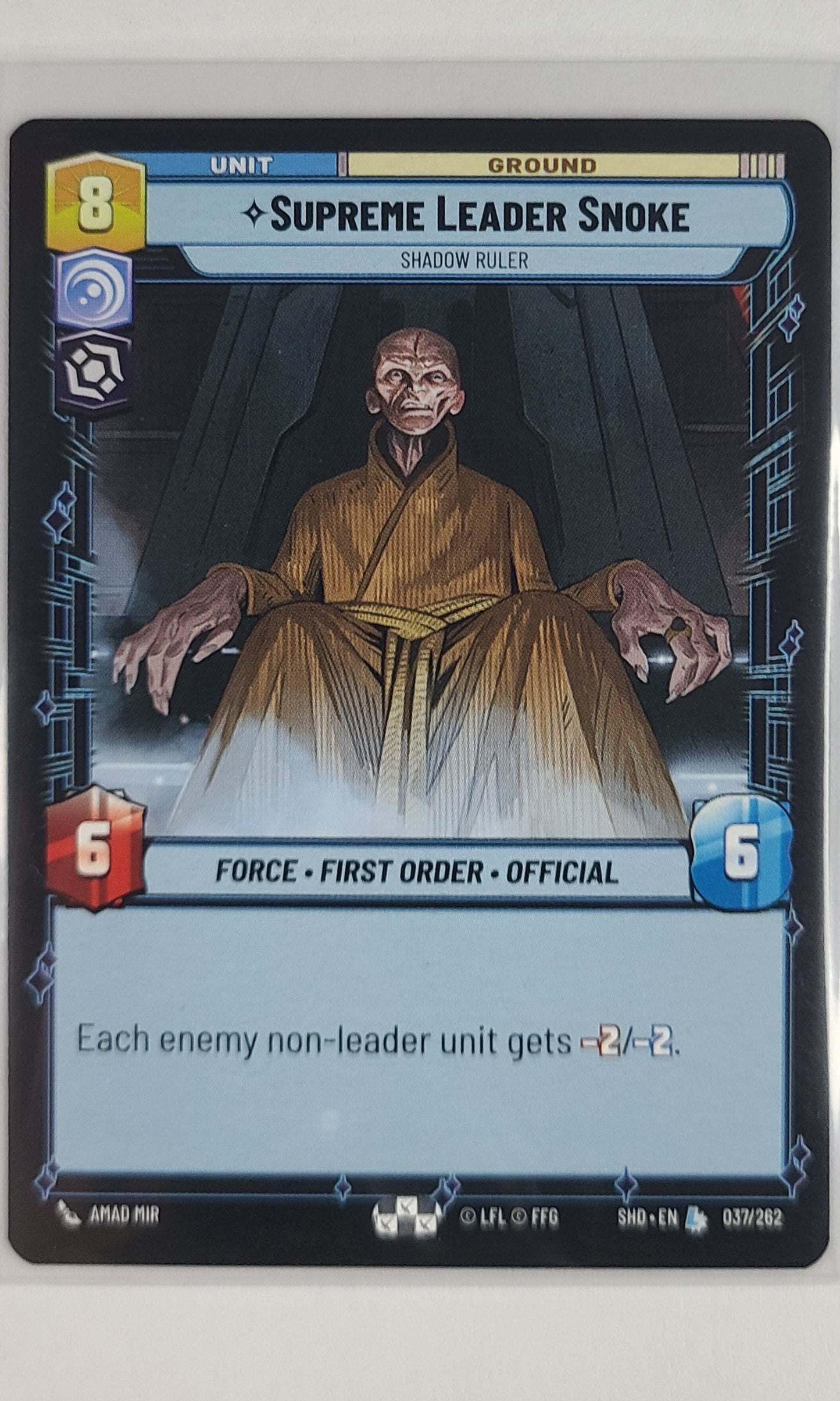 Star Wars Unlimited - #037 Supreme Leader Snoke