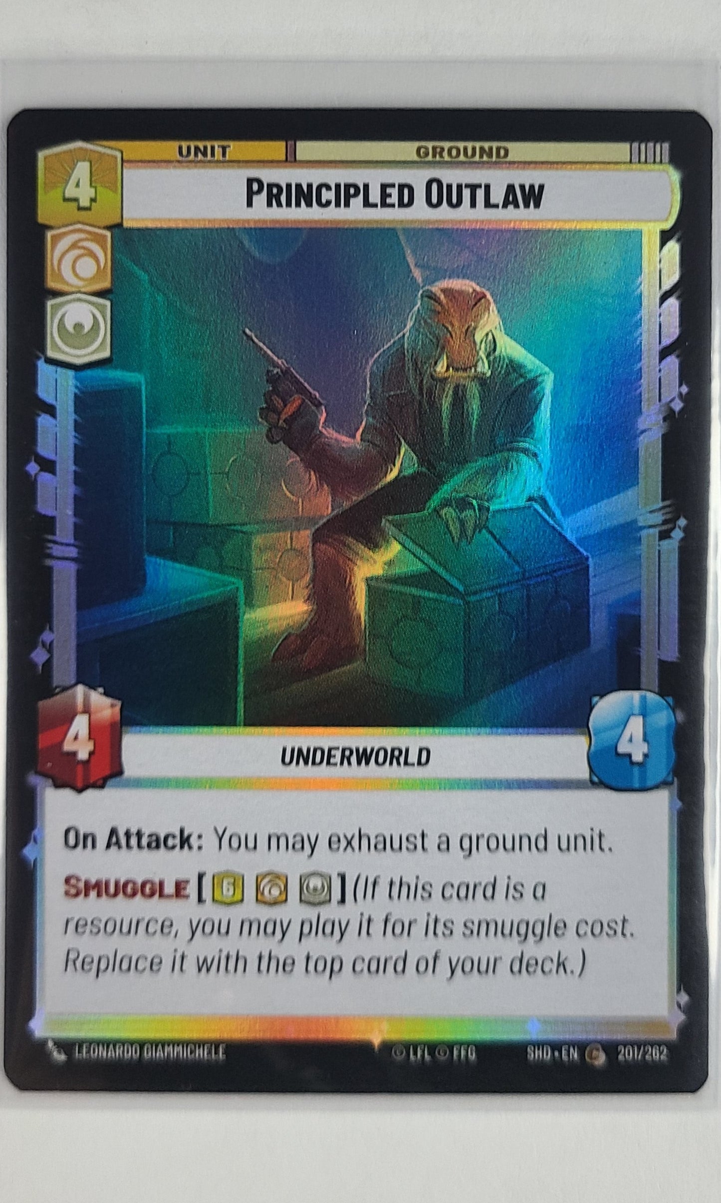 Star Wars Unlimited - #201 Principled Outlaw (Foil)