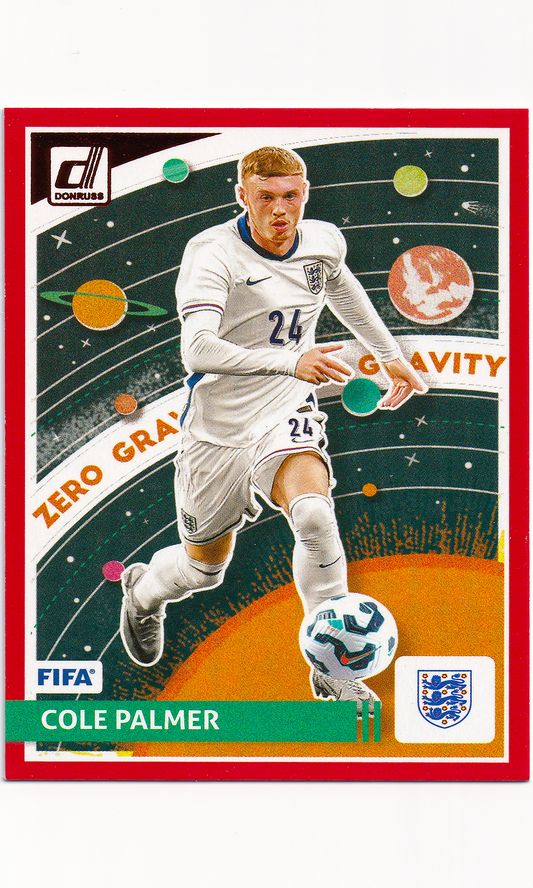 24 Panini Donruss Soccer - #16 Cole Palmer (Red - Zero Gravity)