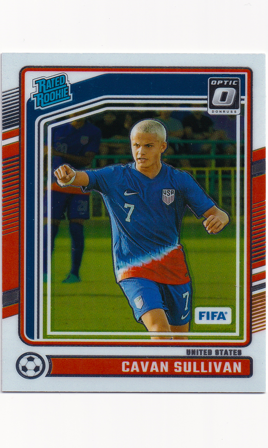 24 Panini Donruss Soccer - #184 Cavan Sullivan (Optic - Rated Rookies)