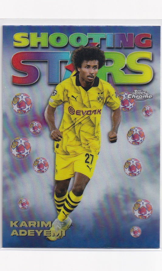 23 Topps Chrome Soccer (Shooting Stars) - #98-2 Karim Adeyemi