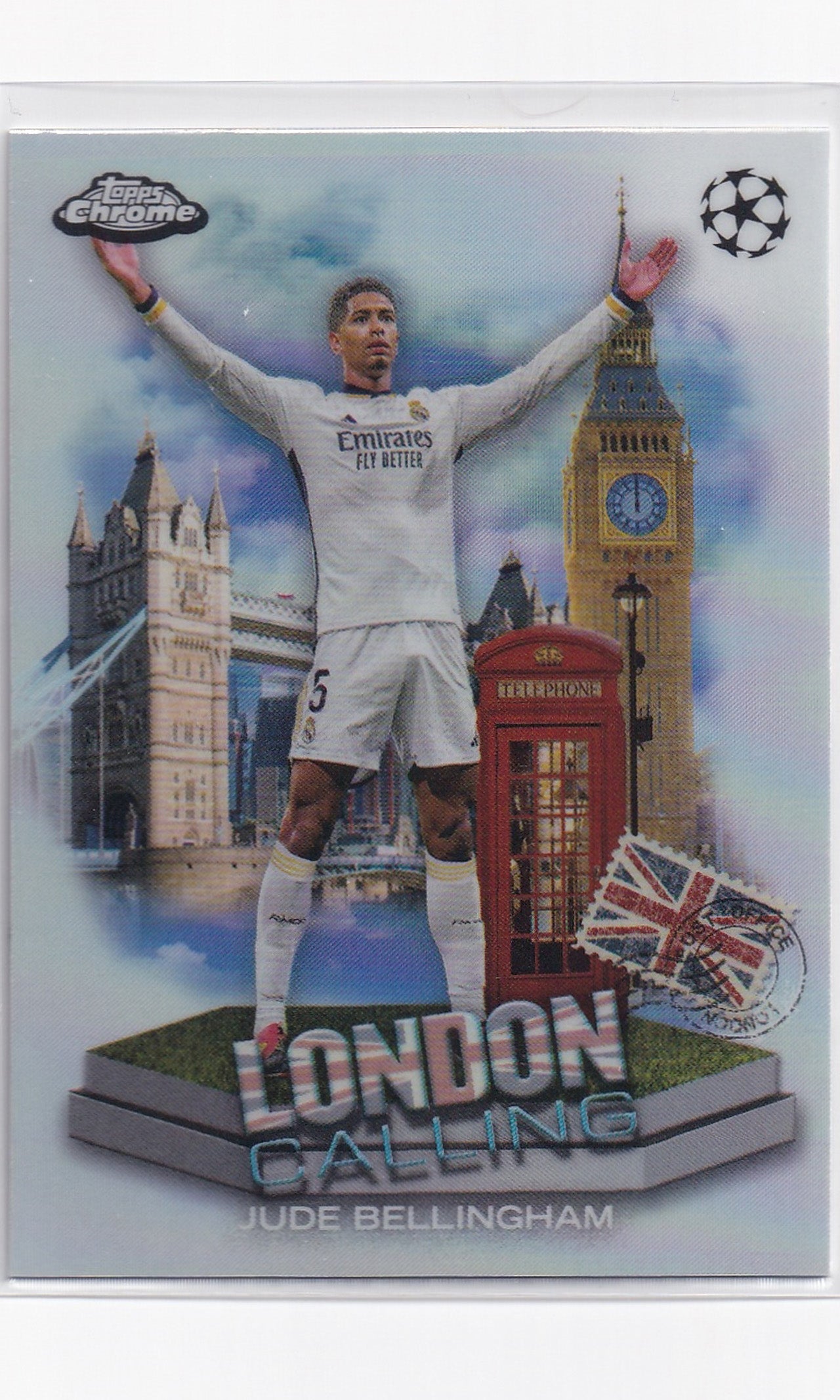 23 Topps Chrome Soccer (London Calling) - #LC-4 Jude Bellingham