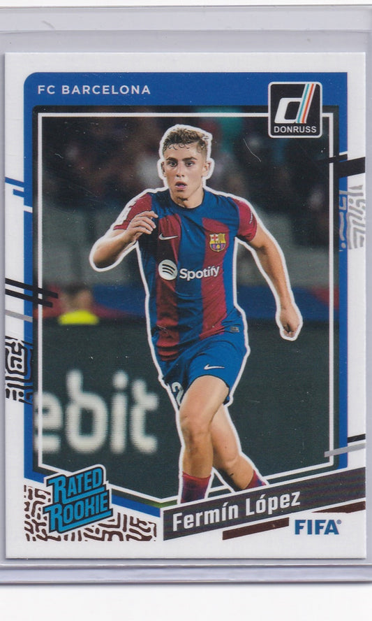 23 Panini Donruss Soccer (Rated Rookie) - #183 Fermin Lopez