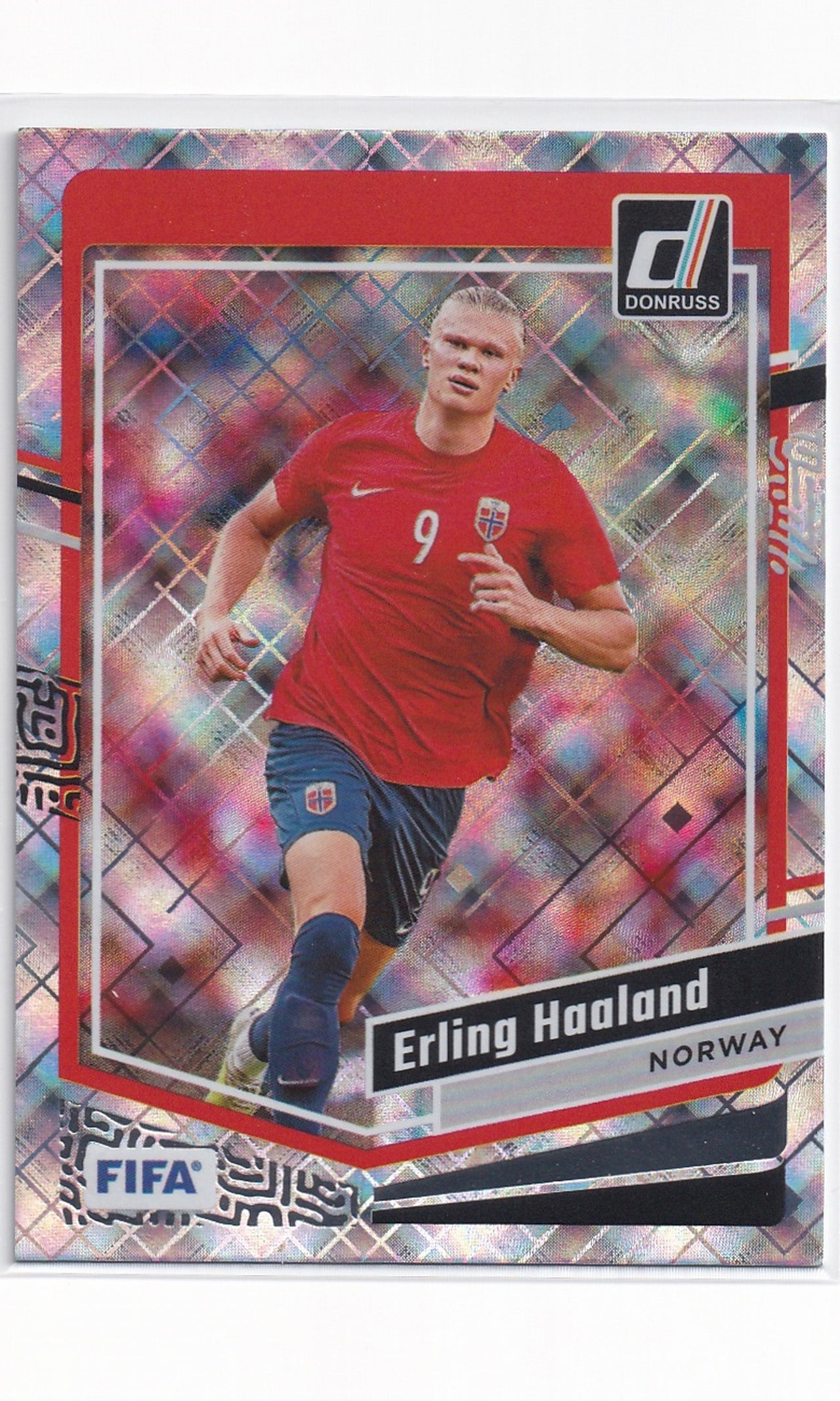 23 Panini Donruss Soccer - #41 Erling Haaland (Diamond)