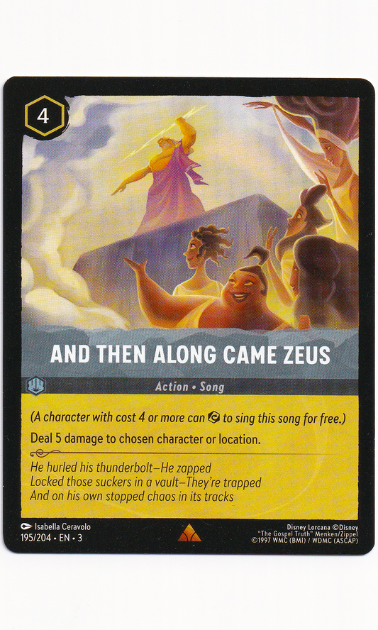 Lorcana - #195 And Then Along Came Zeus