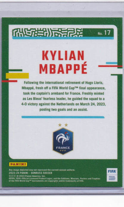 23 Panini Donruss Soccer (Optic) - #17 Kylian Mbappe