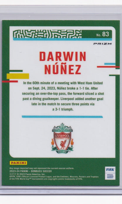 23 Panini Donruss Soccer (Optic) - #83 Darwin Nunez (Velocity)